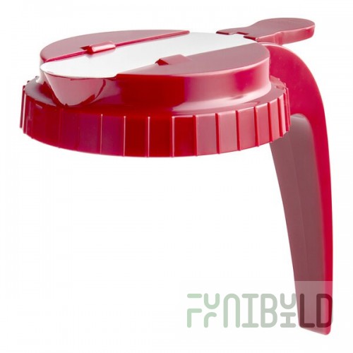 Tablecraft 748RT 3.5 Inch Dispenser Top Plastic Red Dishwasher Safe