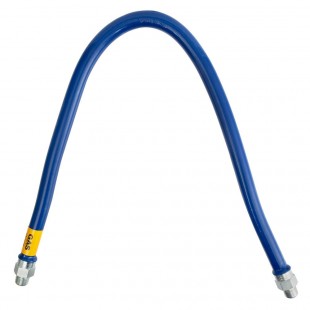 Dormont CAN1675BP48BX 3/4-Inch Diameter Moveable Gas Connector Hose 48 Inch Plastic Coated Stainless Steel with Antimicrobial PVC