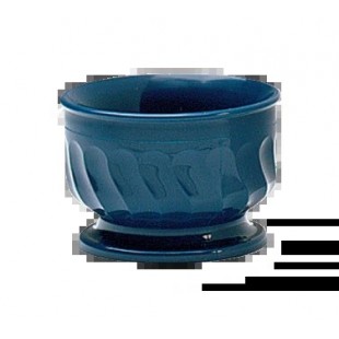 Dinex DX320050 Turnbury 5 oz. Dark Blue Insulated Bowl with Pedestal Base - 48/Case