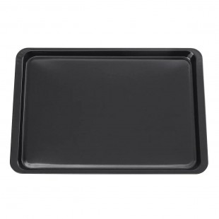 Baking tray PR-7/45 700x450x15mm, black metal.