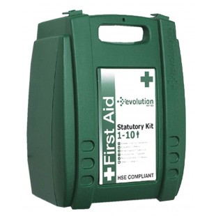 AllPoints 81437 17 Inch First Aid Kit Wall-Mountable Impact-Resistant Housing