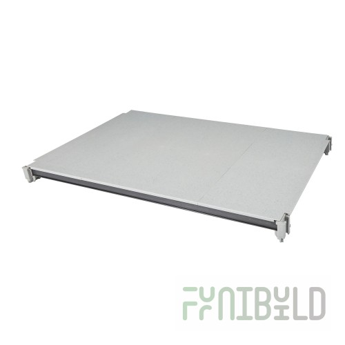 Cambro EXSK1448S1480 48 Inch Solid Shelf Kit with Antimicrobial Protection Speckled Gray