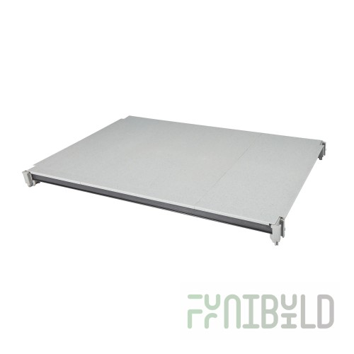 Cambro EXSK1842S1480 42Inch Solid Shelf Kit with Antimicrobial Protection Speckled Gray