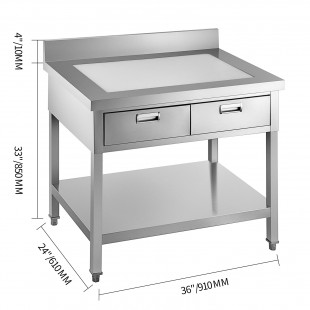 SPG International 7SLCB-24 Universal Stainless Work Table 84