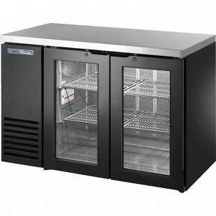 True Refrigeration TBB24-48-2S-Z1-SFT-B-1 48 Inch Back Bar Cooler Two Section