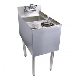 Glastender C-MTS-14 14 Inch Underbar Mixology Unit Stainless Steel with Faucet