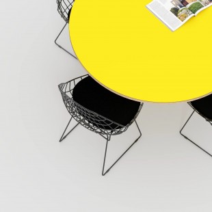Forbes Industries PLYPKG30RDMXEIC-TCH-WB 30 Inch Round Tabletops with Chrome Bases