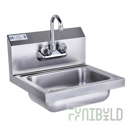 SPG International CHS-1 Universal Stainless Hand Sink Wall Mount 12