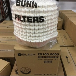 Bunn 20120.0000 15-1/8 Inch Paper Filters White for System III Brewing