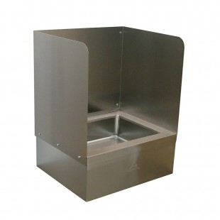 Advance Tabco K-298D Three-Sided Wall Splash Stainless Steel For Mop Sink