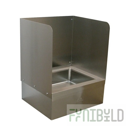 Advance Tabco K-298D Three-Sided Wall Splash Stainless Steel For Mop Sink