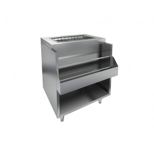 Hicold bar station NBMWL-8/7BK (800x700x850 in, with side)