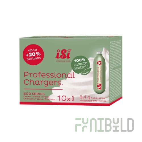 ISi North America 070712 Eco Series N2O Professional Chargers (10 Each Per Pack 12 Packs Per Case)