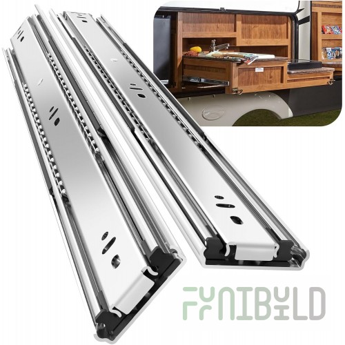 Eagle HDTS24-C 24 Inch Tray Slides Heavy Duty with Chrome Finish