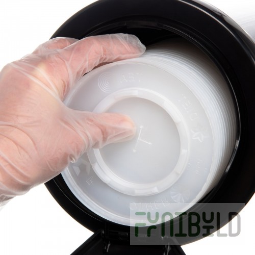 Carlisle L2400C 23-3/4 Inch Lid Dispenser In-counter Plastic with EZ-Fit