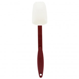Tablecraft 1866 14-1/4 Inch High Heat Spoon Silicone and Nylon Red