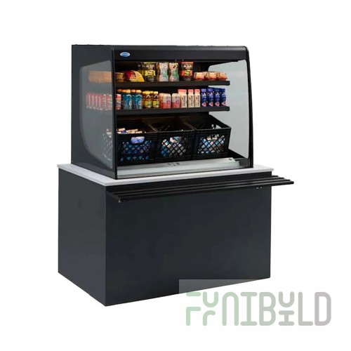 Federal Industries VRSS6060S-SLD 59 Inch Refrigerated Display Case Floor Model with Tempered Glass