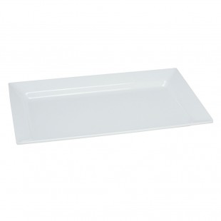 Yanco RM-4309 17-1/2 Inch Rectangular Display Plate with Melamine White