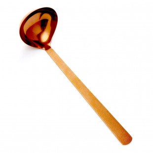 American Metalcraft BVHL 3-1/2 Oz Ladle Hammered Vintage Bronze Finish Stainless Steel
