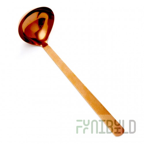 American Metalcraft BVHL 3-1/2 Oz Ladle Hammered Vintage Bronze Finish Stainless Steel