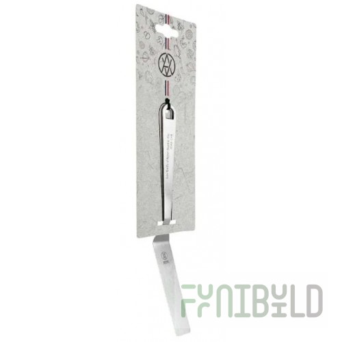 JB Prince UA240 9 12 Inch Verdier Offset Spatula 3.5 Inch Blade Stainless Steel