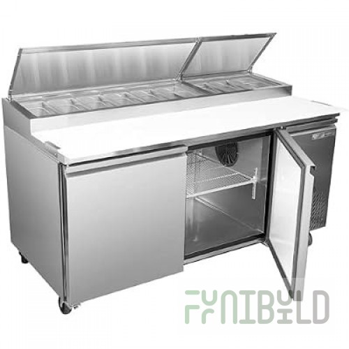 Hubert 69K-763 Kratos® Pizza Prep Table 9 Pan Capacity 71