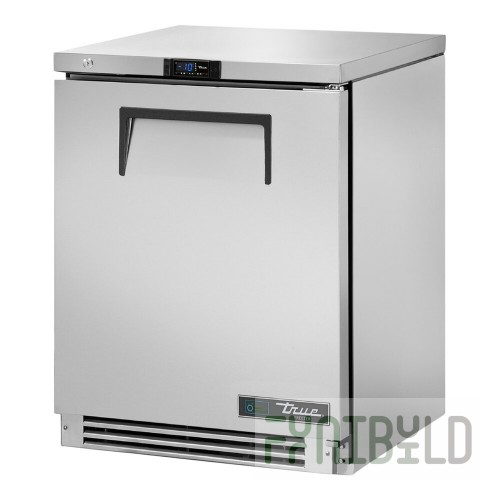 True Refrigeration TUC-24F-HC 24 Inch Undercounter Freezer 1 Section Stainless Steel