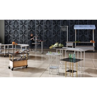 Steelite MGSMONMN0101 Metal Base Only For Large Mono Table. Black Mogogo Mixed Materials