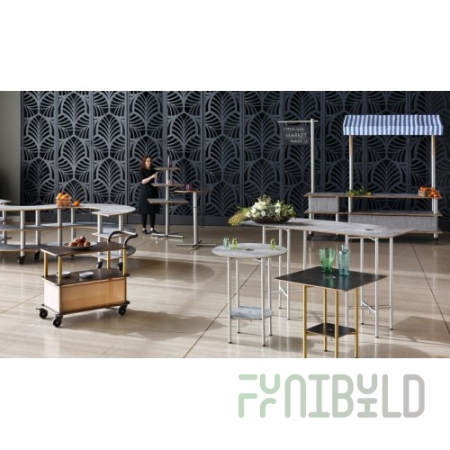 Steelite MGSMONMN0101 Metal Base Only For Large Mono Table. Black Mogogo Mixed Materials