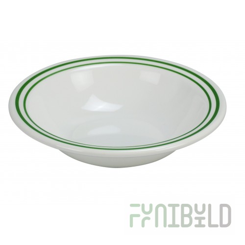 Yanco PT-307 14 Oz. Pine Tree Salad Bowl Dishwasher Safe Melamine Beige