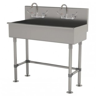 Advance Tabco 19-FM-48 48 Inch Multiwash Hand Sink with Stainless Steel Legs