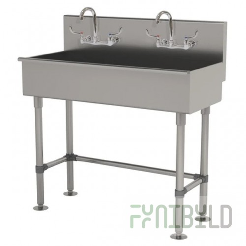 Advance Tabco 19-FM-48 48 Inch Multiwash Hand Sink with Stainless Steel Legs