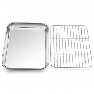 Baking tray 700x450x15 in for oven (stainless steel)