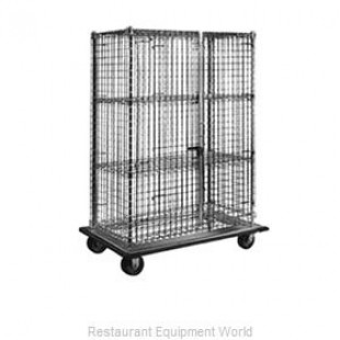 Eagle DTSC2448S 52-7/8 Inch Security Unit With Dolly Truck Stainless Steel