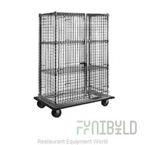 Eagle DTSC2448S 52-7/8 Inch Security Unit With Dolly Truck Stainless Steel