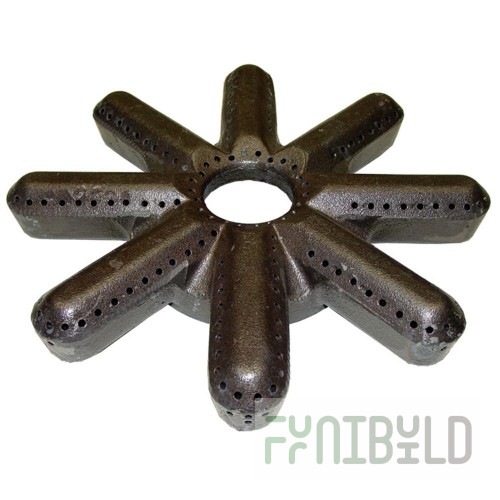 AllPoints -222162 5-3/4 Inch Diameter Cast Iron Burner Head for US Range