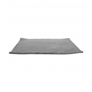 GET Enterprises SB-1613-MNS 15-3/4 Inch Rectangular Appetizer Plate Melamine Faux Slate