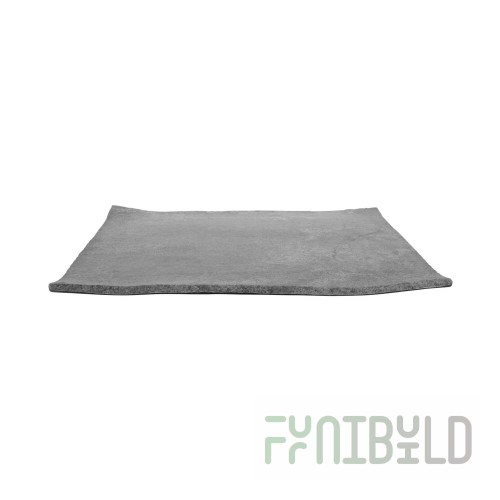 GET Enterprises SB-1613-MNS 15-3/4 Inch Rectangular Appetizer Plate Melamine Faux Slate