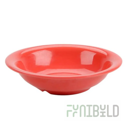 Thunder Group CR5716RD 18 Oz Soup Bowl Break-Resistant Melamine Orange