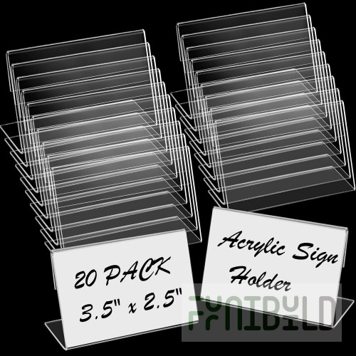 Small Acrylic Sign Holder