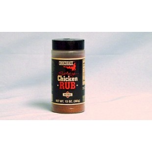 Cookshack SP153 3 Oz Spicy Chicken Rub Re-sealable Plastic Bag