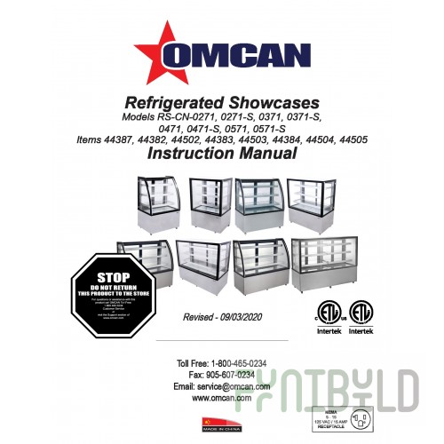 Omcan 48120 Naan Rods (2 Pieces Per Set)