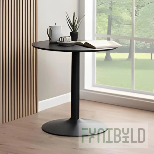 Forbes Industries PLY###HP36RDMXE#IC-XBL 36 Inch Round Cafe Table with Black Base Packs