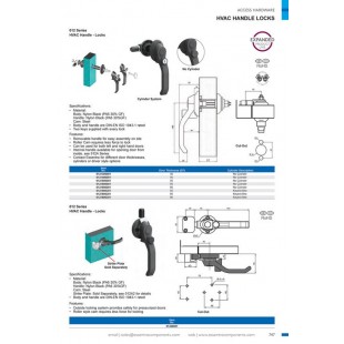 Repair kit for lock PKA6-13P with handle