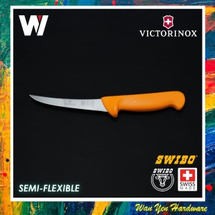 Victorinox 5.8435.26 11 Inch Blade Orange Handle Butcher Knife Normal Edge