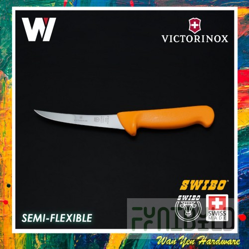 Victorinox 5.8435.26 11 Inch Blade Orange Handle Butcher Knife Normal Edge