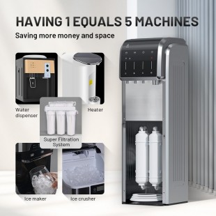 Terry H2O Solutions SMK2 5.5 Inch Water Filtration System for Ice Maker and Steam Cooker
