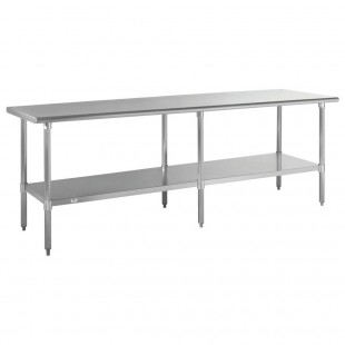 Hubert 28W-068 Kratos® 430 Stainless Steel Work Table 96
