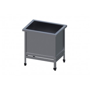 Welded boiler washing bath VSMK-1/900/430-TEH
