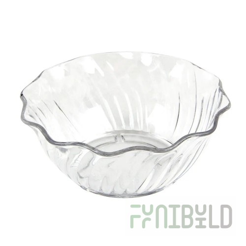 Cambro SRB13152 13 Oz Clear Serving Bowl Break-resistant SAN - 24 Packs